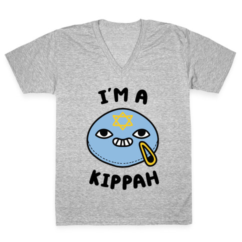 I'm A Kippah V-Neck Tee Shirt