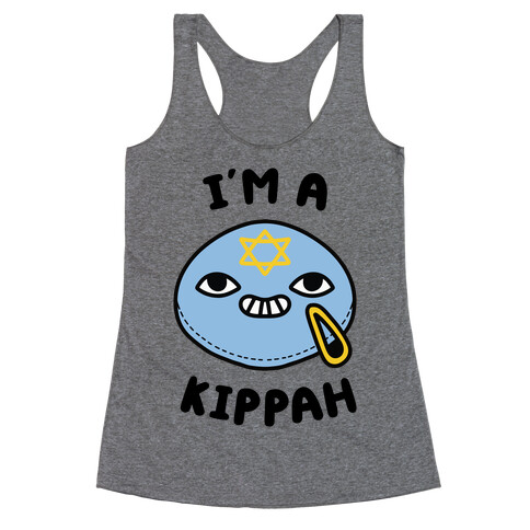 I'm A Kippah Racerback Tank Top