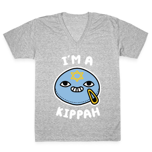 I'm A Kippah V-Neck Tee Shirt