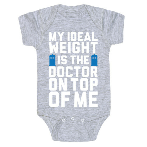 Ideal Weight (Doctor Who) Baby One-Piece