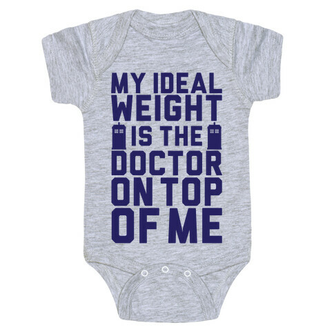 Ideal Weight (Doctor Who) Baby One-Piece