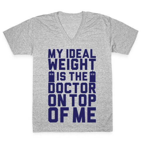 Ideal Weight (Doctor Who) V-Neck Tee Shirt