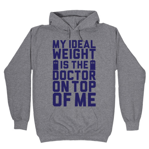 Ideal Weight (Doctor Who) Hooded Sweatshirt