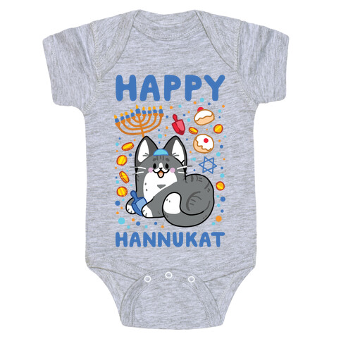 Happy Hannukat Baby One-Piece