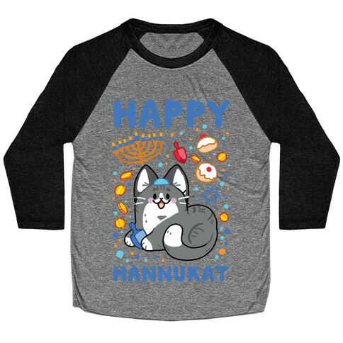 Happy Hannukat Baseball Tee