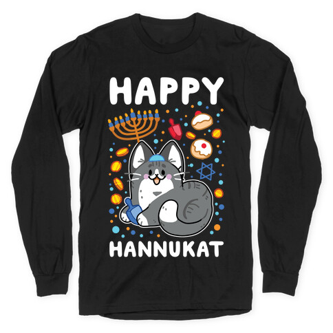 Happy Hannukat Long Sleeve T-Shirt