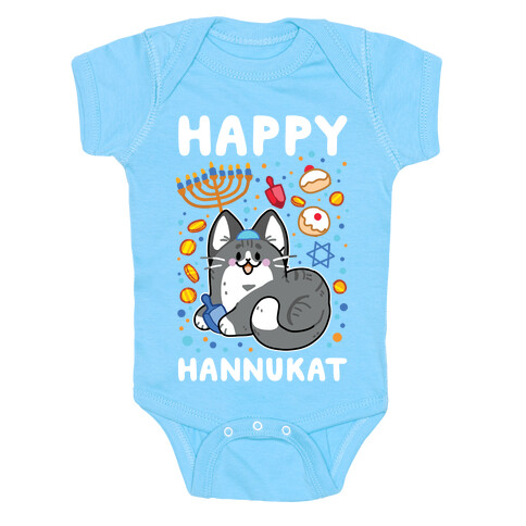 Happy Hannukat Baby One-Piece