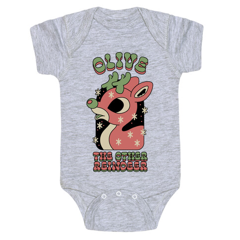 Olive The Other Reindeer Baby One-Piece