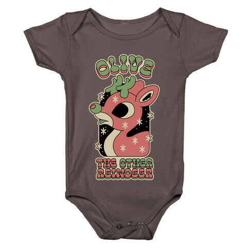 Olive The Other Reindeer Baby One-Piece