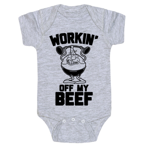 Workin' Off My Beef Baby One-Piece