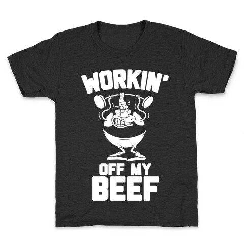 Workin' Off My Beef Kids T-Shirt