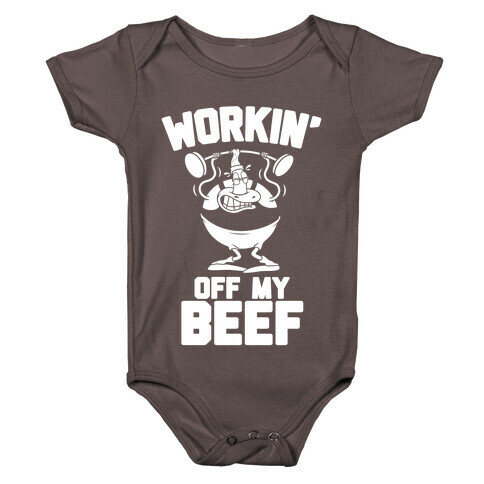 Workin' Off My Beef Baby One-Piece