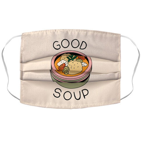 Good Soup Matzo Ball Soup Accordion Face Mask