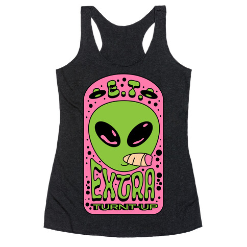 E.T. (Extra Turnt-Up) Alien Racerback Tank Top