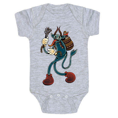 Krampus Cartoon Baby One-Piece