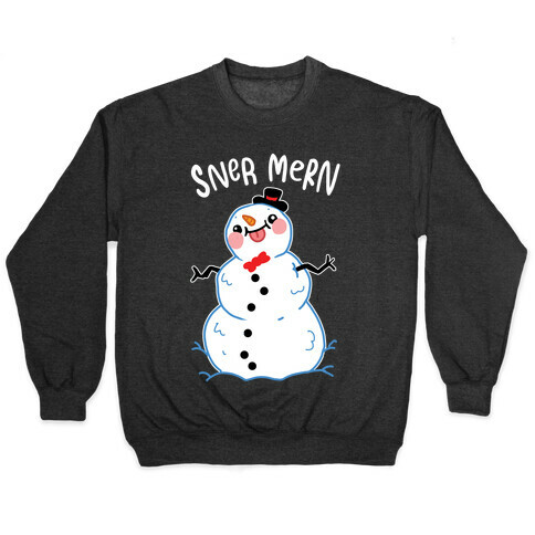 Sner Mern Derpy Snow man Pullover