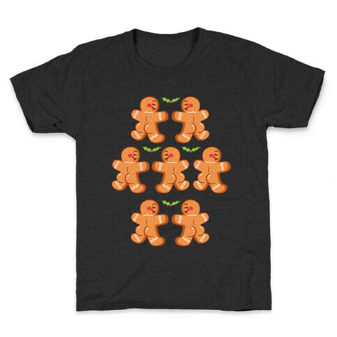 Gingerbread Butts Pattern Kids T-Shirt