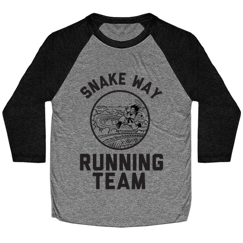 Snake Way Running Team Baseball Tee
