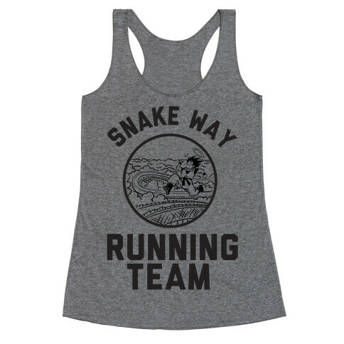 Snake Way Running Team Racerback Tank Top