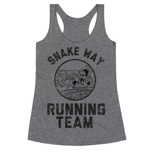 Snake Way Running Team Racerback Tank Top