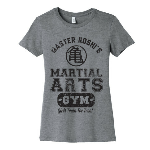 Master Roshi's Martial Arts Gym Womens T-Shirt