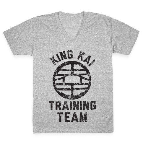 King Kai Training Team V-Neck Tee Shirt