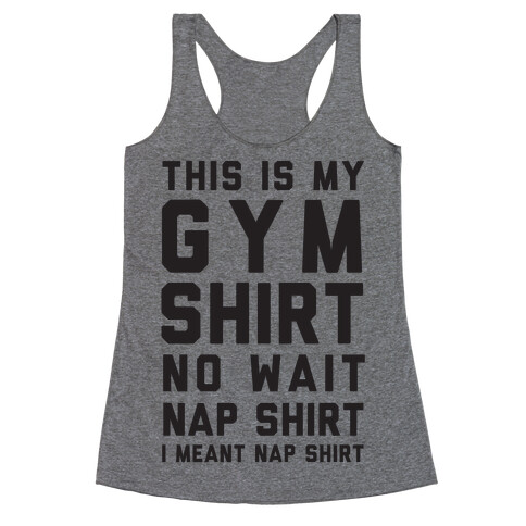 This Is My Gym Shirt Racerback Tank Top