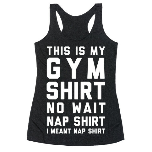 This Is My Gym Shirt Racerback Tank Top