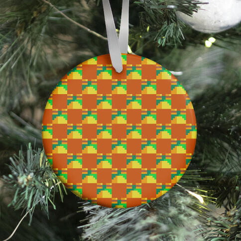 Frog Checker Squares  Ornament