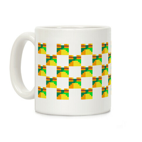 Frog Checker Squares  Coffee Mug