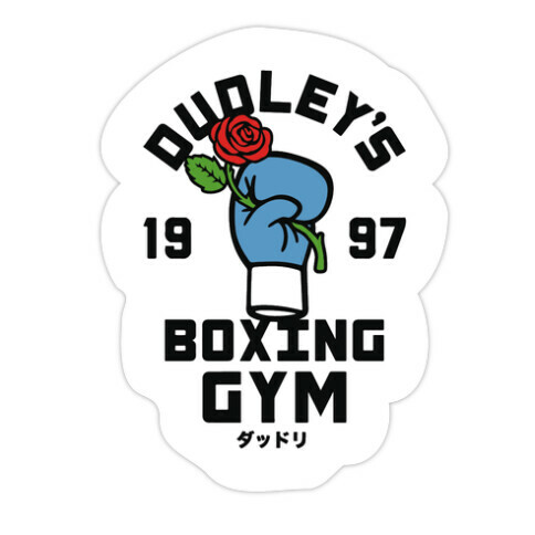 Dudley's Boxing Gym Die Cut Sticker