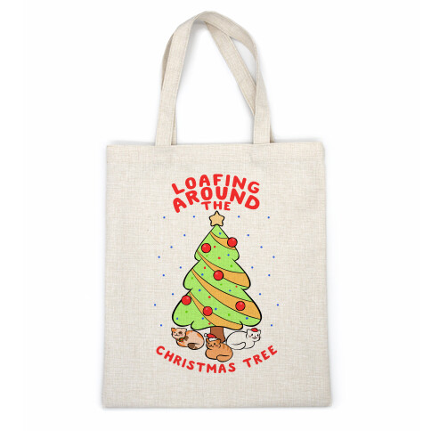 Loafing Around The Christmas Tree Casual Tote