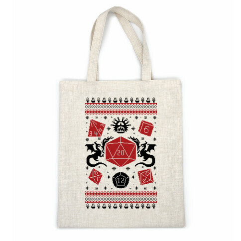 D&D Ugly Sweater Casual Tote