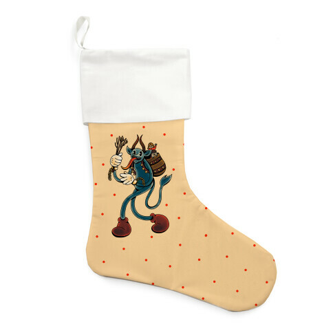 Krampus Cartoon Stocking