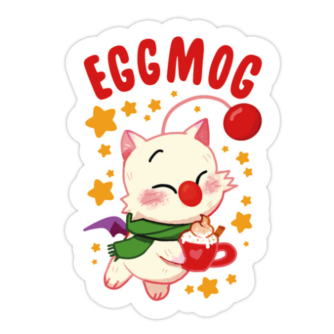 Eggmog Die Cut Sticker