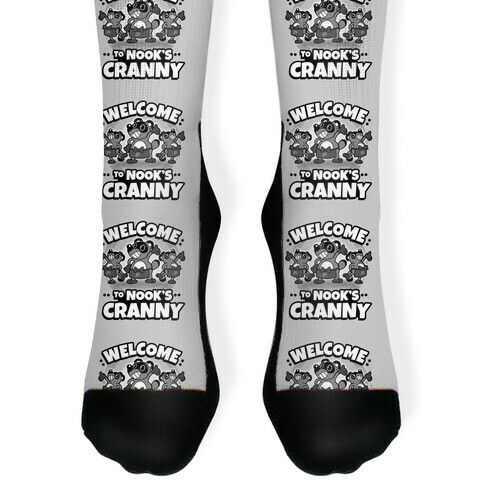 Welcome To Nook's Cranny Sock