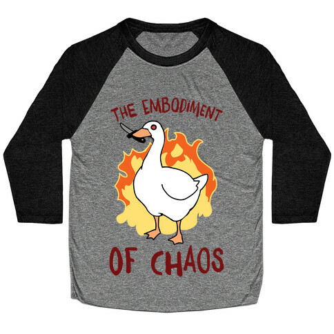 The Embodiment Of Chaos Baseball Tee