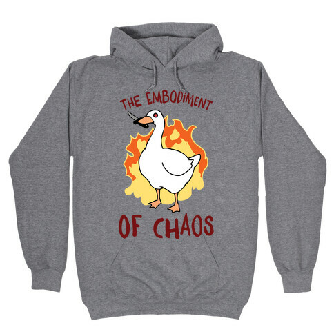 The Embodiment Of Chaos Hooded Sweatshirt