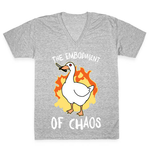 The Embodiment Of Chaos V-Neck Tee Shirt