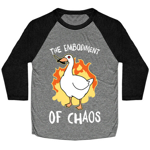 The Embodiment Of Chaos Baseball Tee