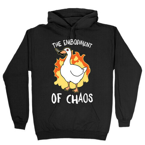 The Embodiment Of Chaos Hooded Sweatshirt