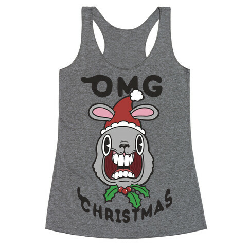 Omg Christmas Racerback Tank Top