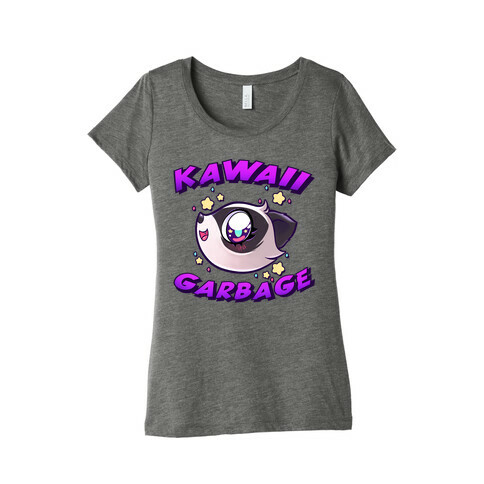 Kawaii Garbage Womens T-Shirt