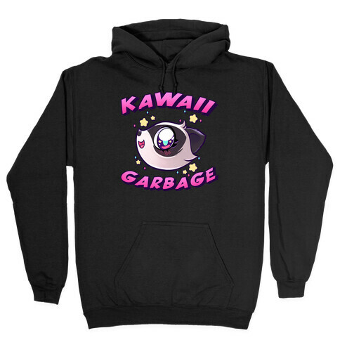 Kawaii Garbage Hooded Sweatshirt