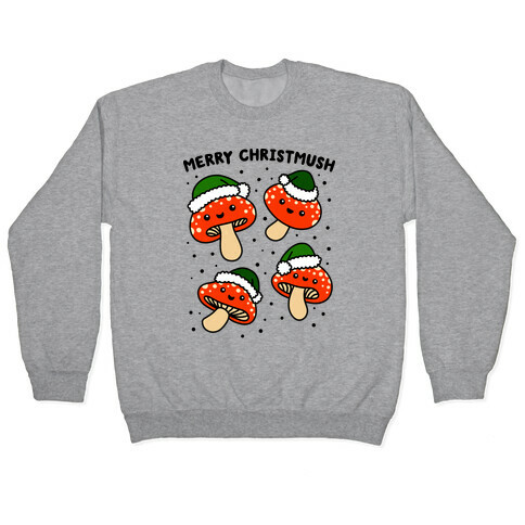 Merry Christmush Mushrooms Pullover