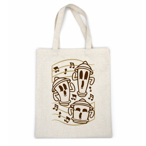 Singing Cartoon Clay Figures Parody Casual Tote