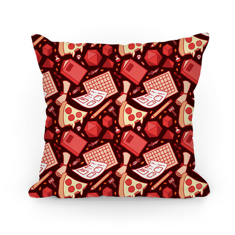 Tabletop RPG pattern Pillow