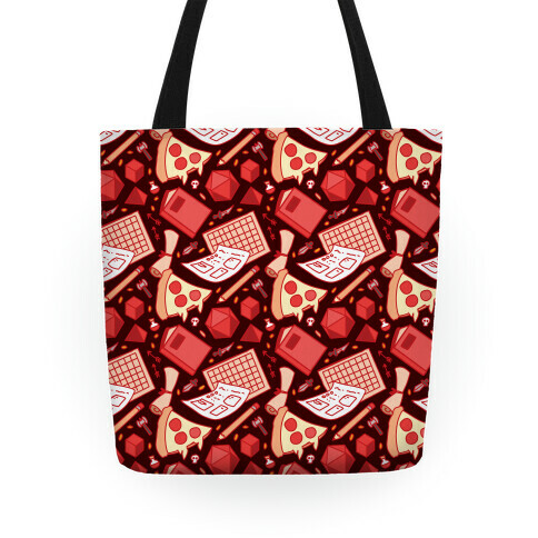 Tabletop RPG pattern Tote