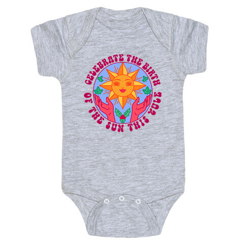 Yule Birth of the Sun Baby One-Piece