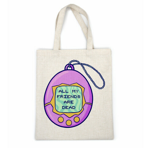 All My Friends Are Dead 90's Toy Casual Tote